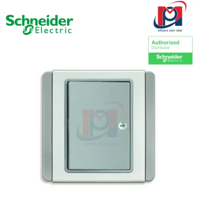 Công Tắc Đơn 1 Chiều Xám bạc - Schneider - E3031H1_FGGS_G19