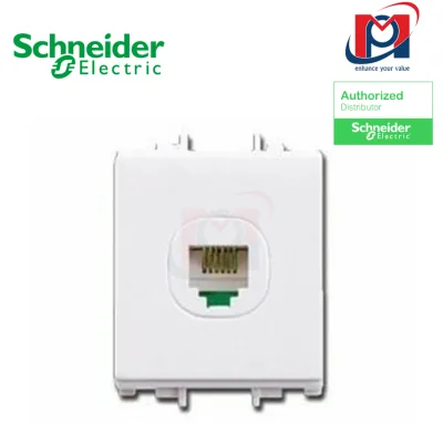 Ổ cắm mạng cat5e S-Flexi - Schneider - F50RJ5EM_WE_G19