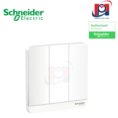 Bộ công tắc ba, hai chiều 16A có LED AvatarOn - Schneider - E8333L2LED_WE_G19 - E8333L2LED_WG_G19 - E8333L2LED_WD_G19