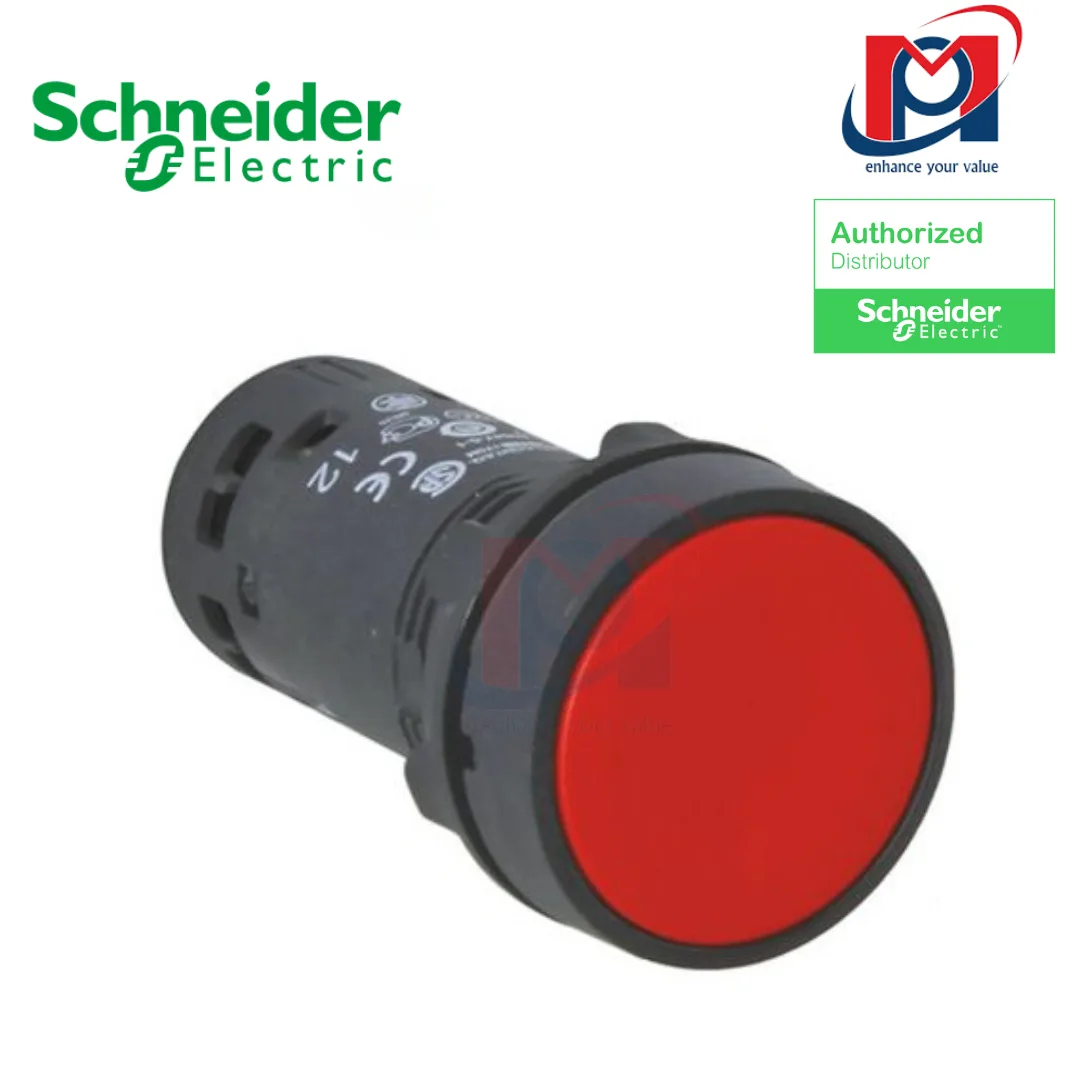 Nút nhấn có đèn màu đỏ XB7NW34B2 Schneider