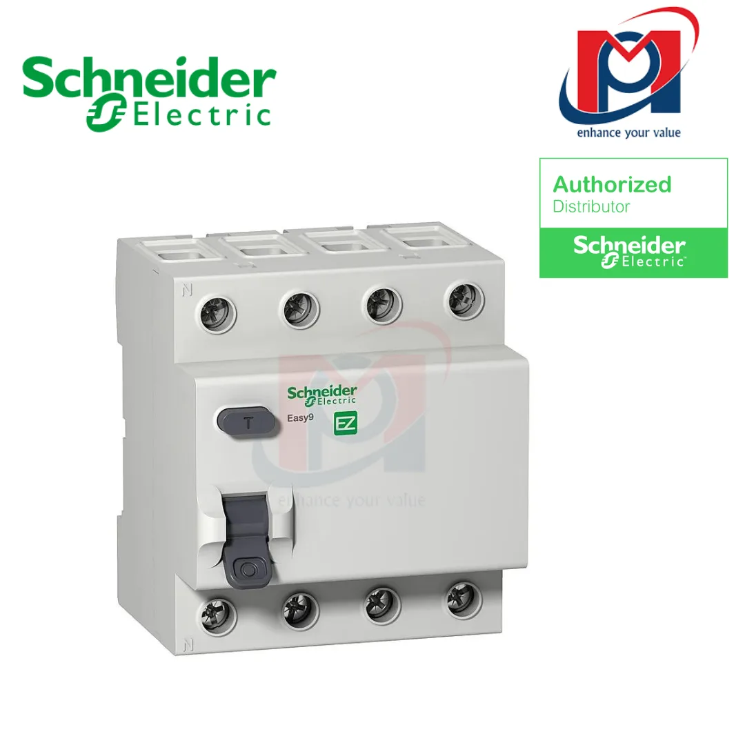 Chống giật RCBO Easy9 RCCB 4P 40A 300MA AC-type 400V Residual Current Circuit Breaker - Schneider - EZ9R64440