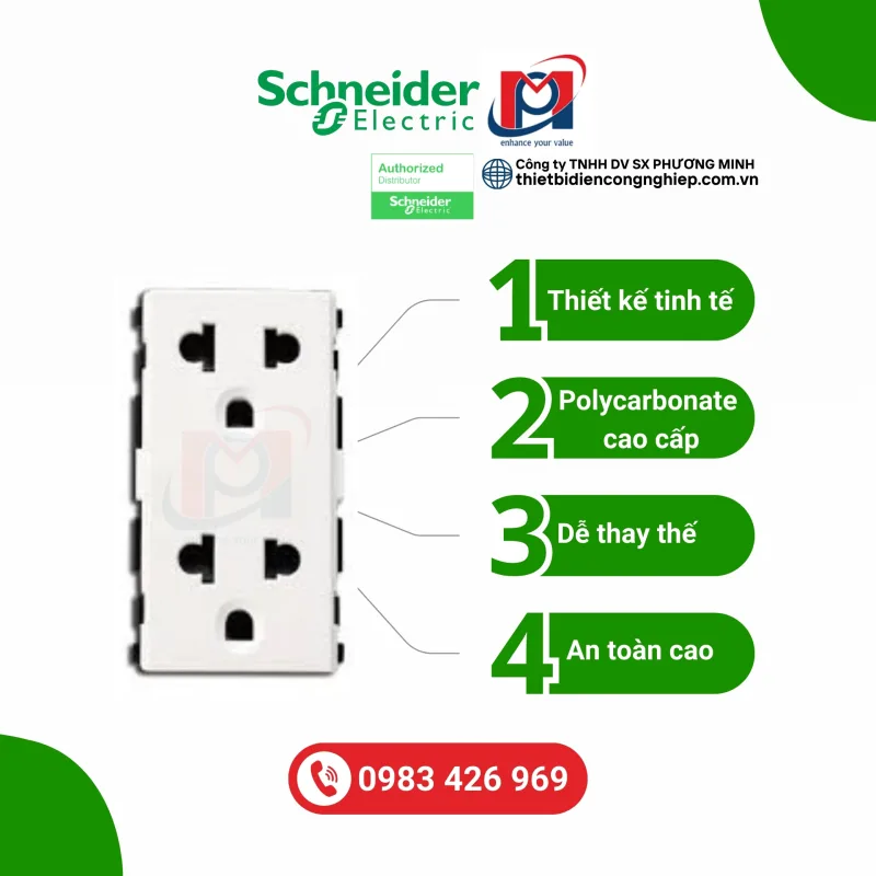 Ổ cắm S-Flexi – Schneider – F1426UEST2M_G19