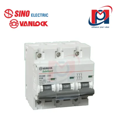 Cầu dao tự động MCB - Sino Vanlock - PS100H/3/D80