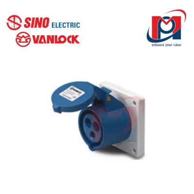 Ổ cắm âm dạng thẳng - Sino Vanlock - IP44 J313-6