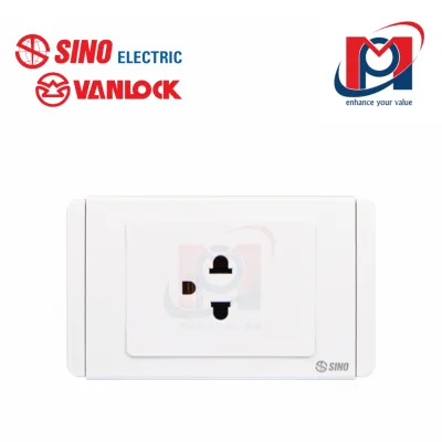 Ổ đơn 3 chấu - Sino Vanlock - S68UE