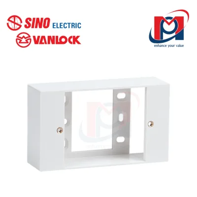 Đế nổi nhựa chữ nhật thấp - Sino Vanlock - CK157RL