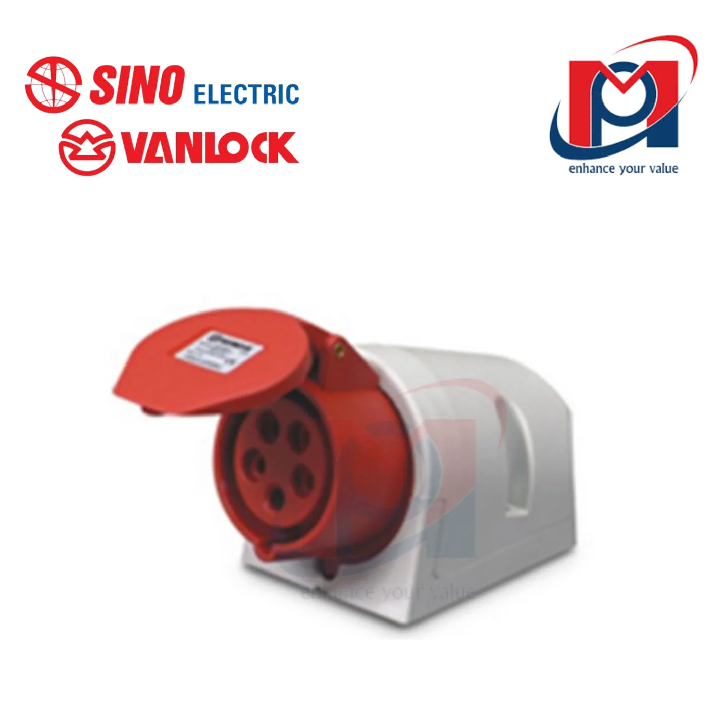 Ổ cắm nổi IP44 - Sino Vanlock - J124-6