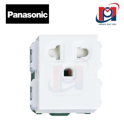 Ổ cắm đơn 3 chấu-màu trắng có màn che 16A 250V - cắm nhanh - Panasonic - WEV1181SW