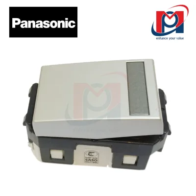 Công tắc C - loại nhỏ - bắt vít (màu trắng ánh kim) - Panasonic - WEG55327MW
