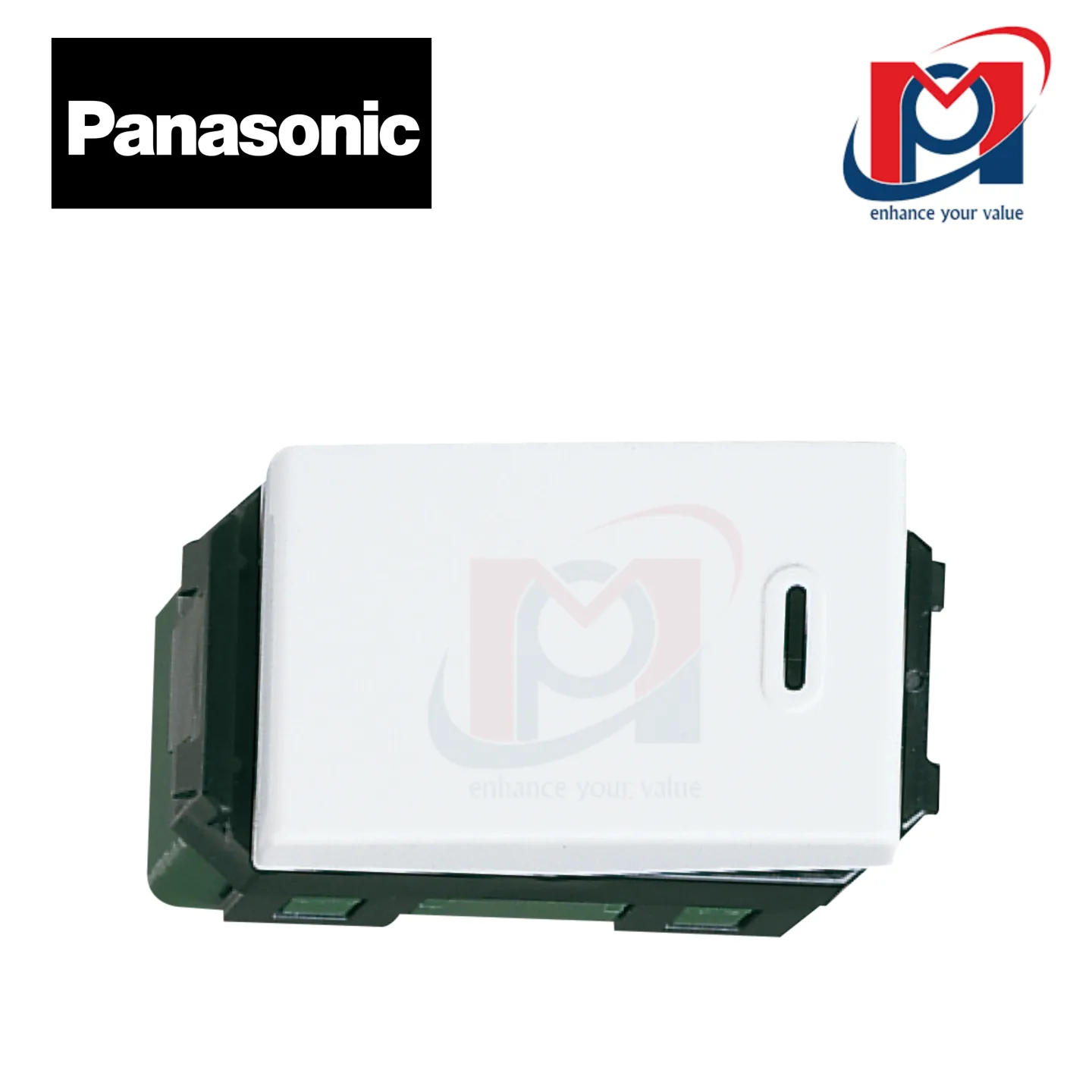 Công tắc đơn - màu trắng 16A 250V - cắm nhanh - Panasonic - WEV5001SW