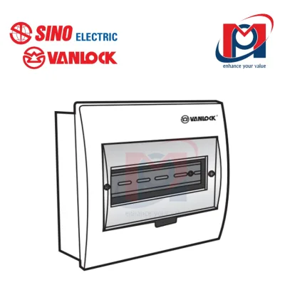 Tủ nhựa 8/12 đường - Sino Vanlock - E4FC8/12SA