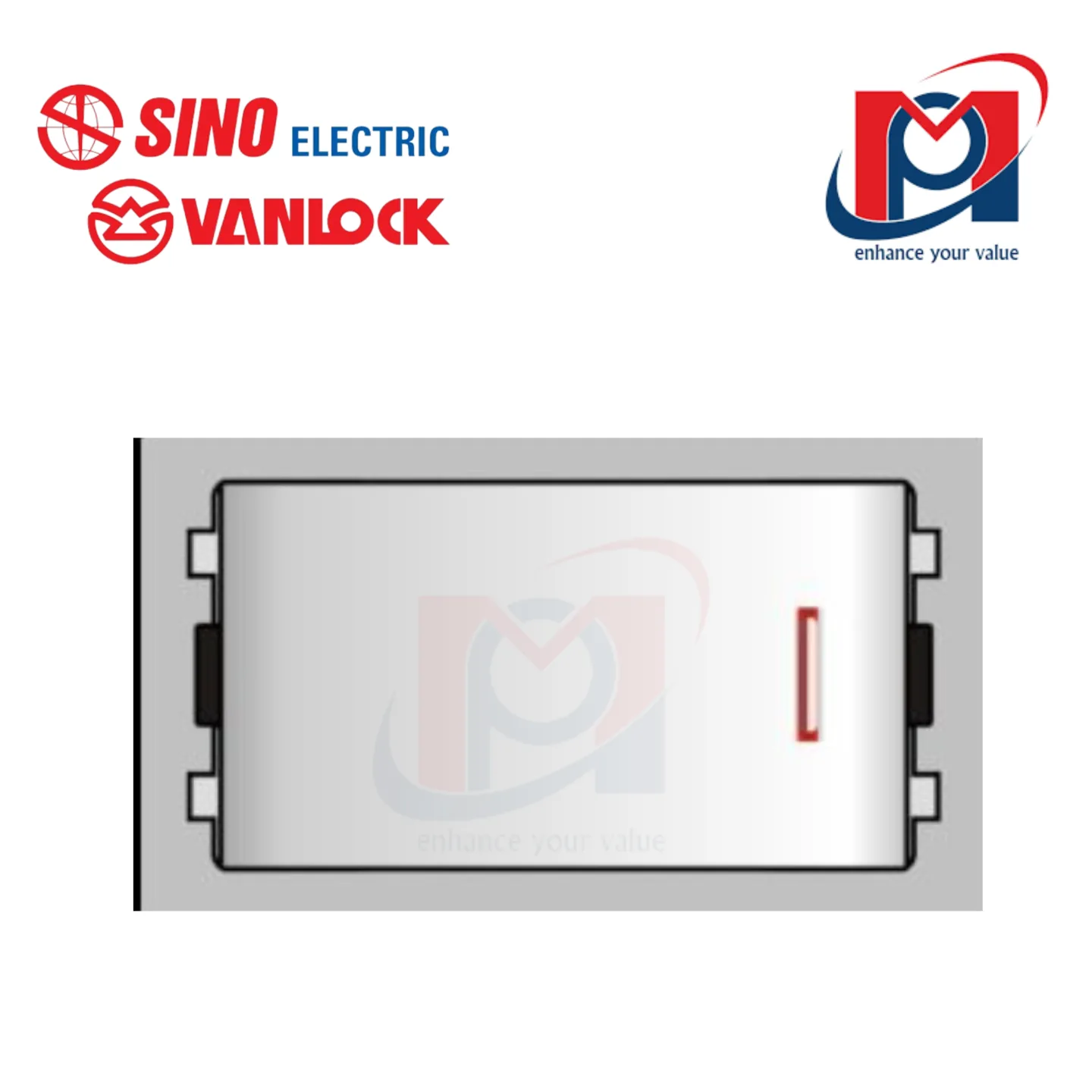 Công tắc 1 chiều - Sino Vanlock - SCS/S