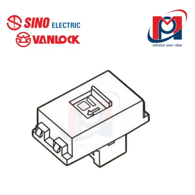 Ổ máy tính 8 dây có màn che - Sino Vanlock - S18CC31RJ5E