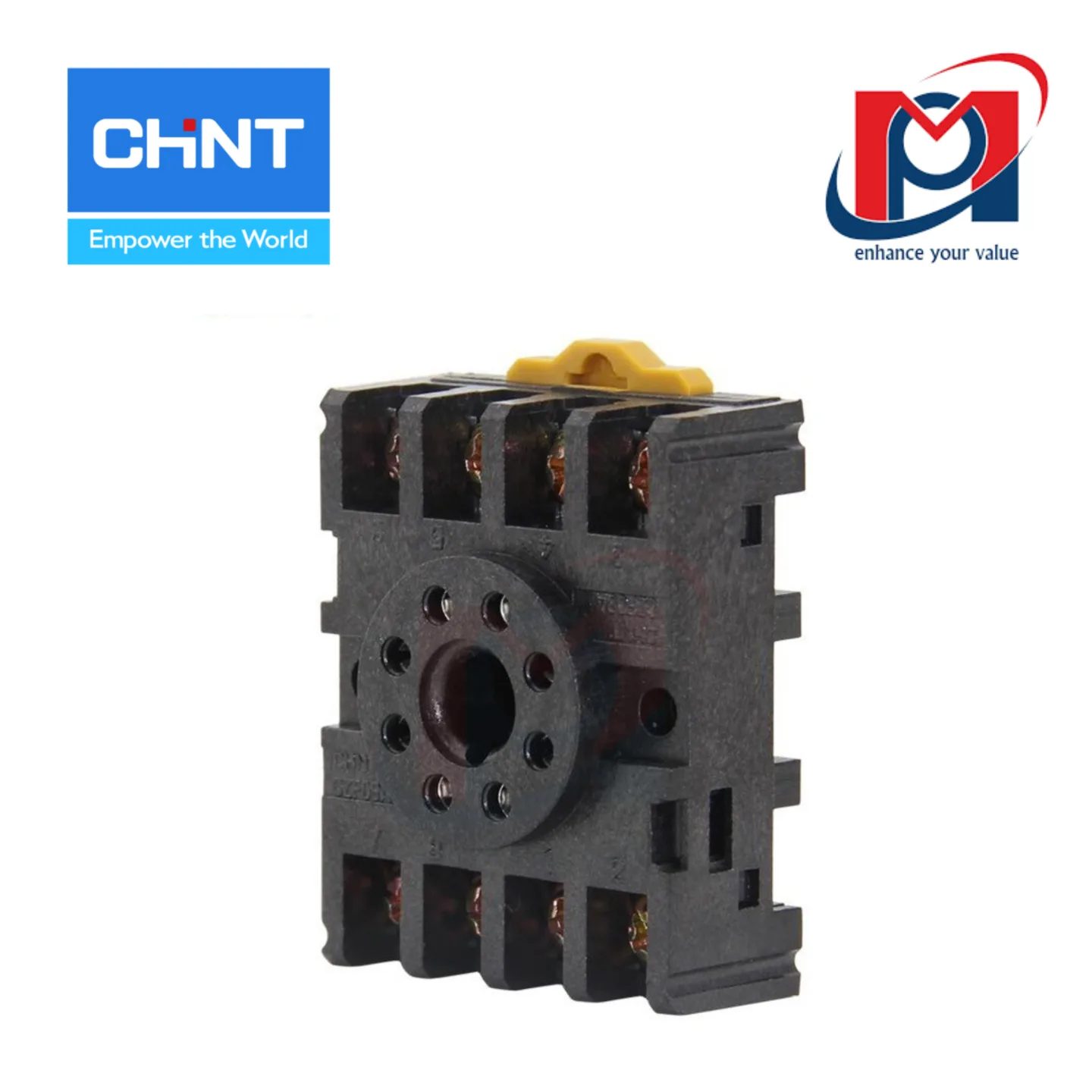 Đế rơ le 08 chân tròn CZF08A - Chint - 288993