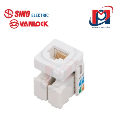 Ổ cắm máy tính 8 dây - Sino Vanlock - S30RJ88
