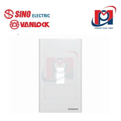 Mặt nhựa chứa 1 MCCB - Sino Vanlock - S18121/AB