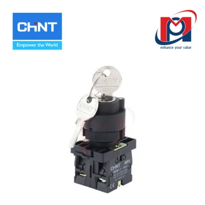 Chuyển mạch dùng chìa khóa 2 vị trí tự giữ 1NO-NP2- EG21 - Chint - 574829