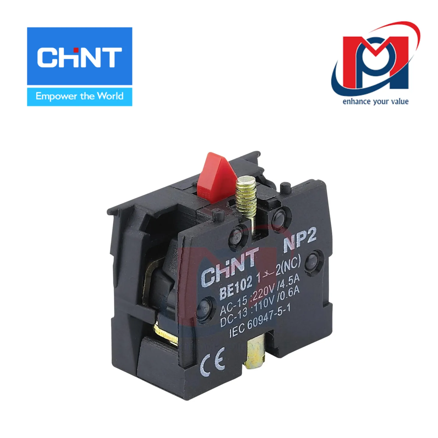 Tiếp điểm phụ Chint NP2-BE102 - Chint - 576726