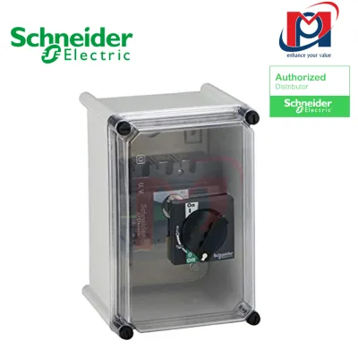 Weatherproof enclosure - black handle - plastic - Schneider - 28967