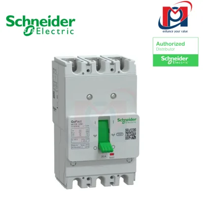 Cầu dao tự động MCCB GOPACT 125E 32A 3P 15kA 415V - Schneider - G12E3A32
