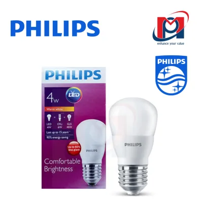 Bóng Led Bulb 4W 3000/6500K E27 230V P45 - PHILIPS