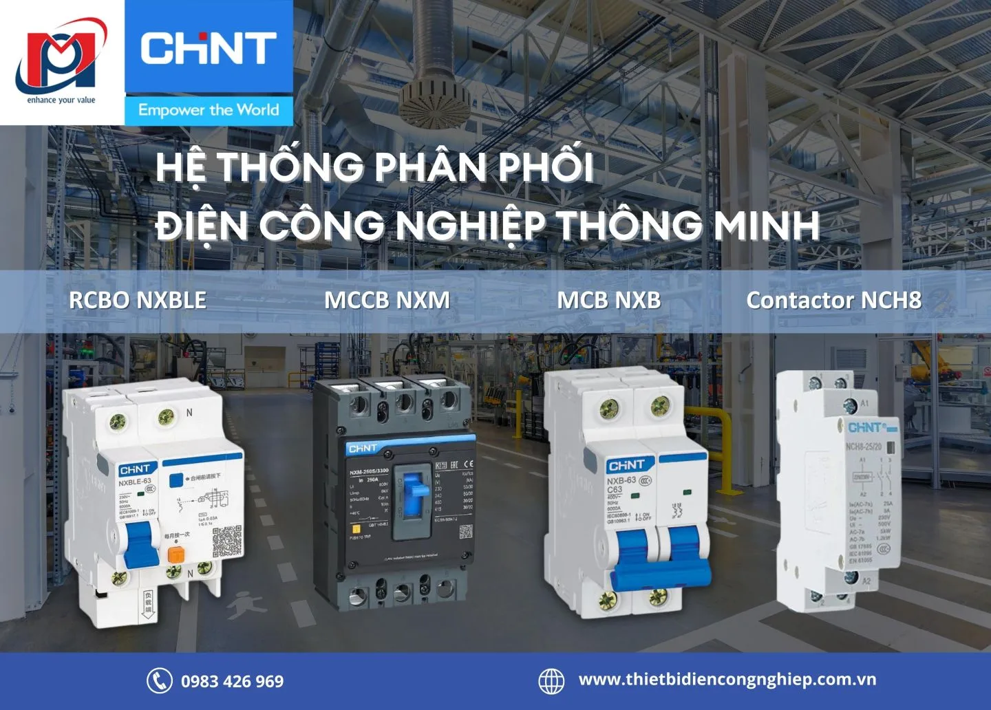 HỆ THỐNG PHÂN PHỐI ĐIỆN CÔNG NGHIỆP THÔNG MINH