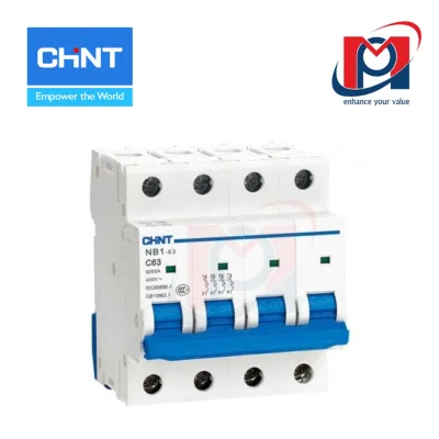 Cầu dao tự động MCB NB1-63H/2 4P C63 8In -  CHINT - 276525