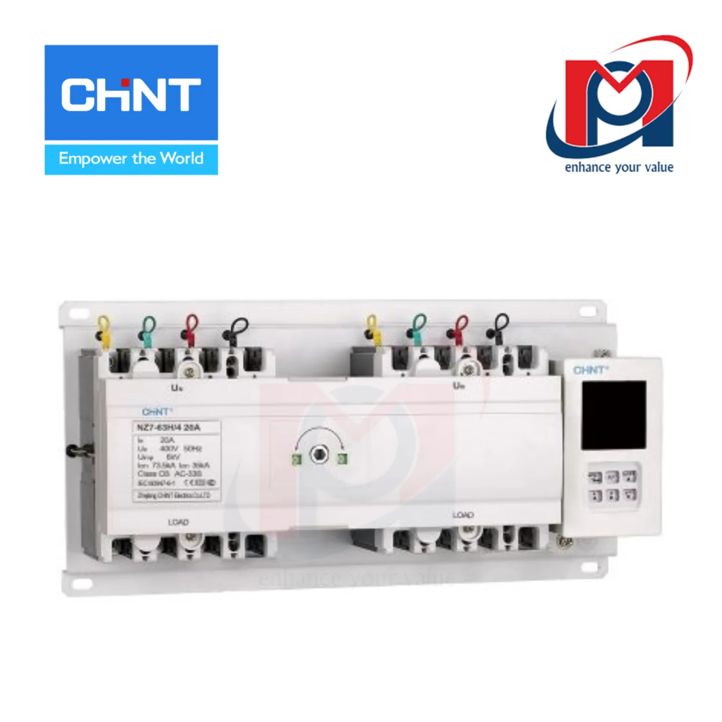 Bộ chuyển nguồn tự động NZ7-400H/4 400A 4P - Chint - 422351
