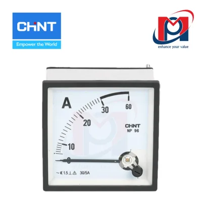 Đồng hồ đo điện NP96-A 15/30/5A Panel(OL) -  CHINT - 776914