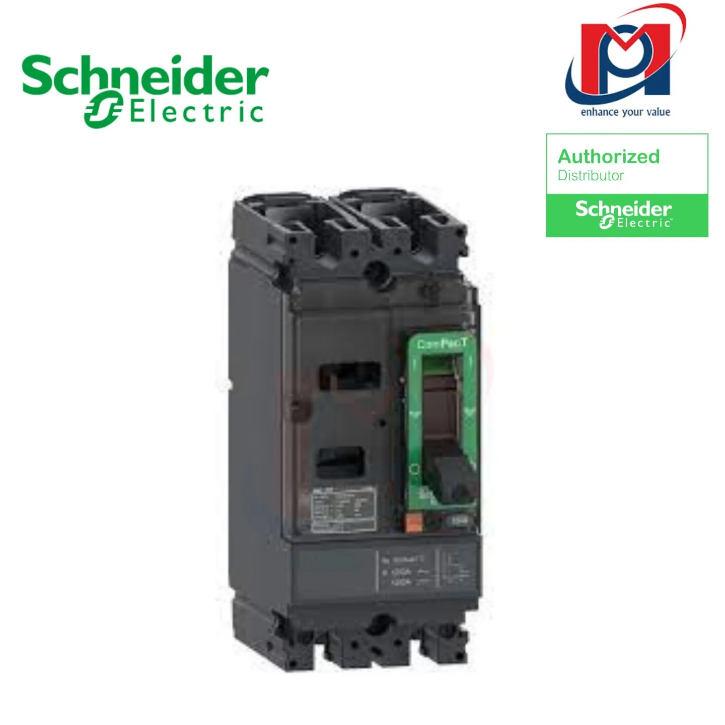 MCCB NSX1200N 50kA DC 2P 1200A TMD - Schneider - C1BN2TM12HD
