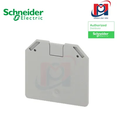 Miếng chặn đầu nối END COVER, 2PTS, 2,2MM WIDTH, FOR SCREW -  Schneider - NSYTRAC162