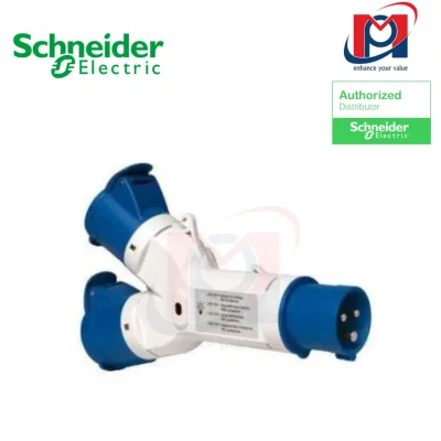 Phích cắm chia 2 ngã 3P 16A 6H IP67 - Schneider - PKZM703