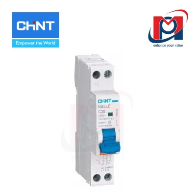 Cầu dao chống dòng rò RCBO NB2LE 1P+N 6kA C40 30mA AC -  CHINT - 252635