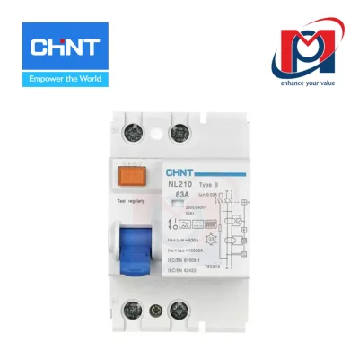 Cầu dao RCCB NL210 1PN 63A 30mA B 10kA -  CHINT - 782013