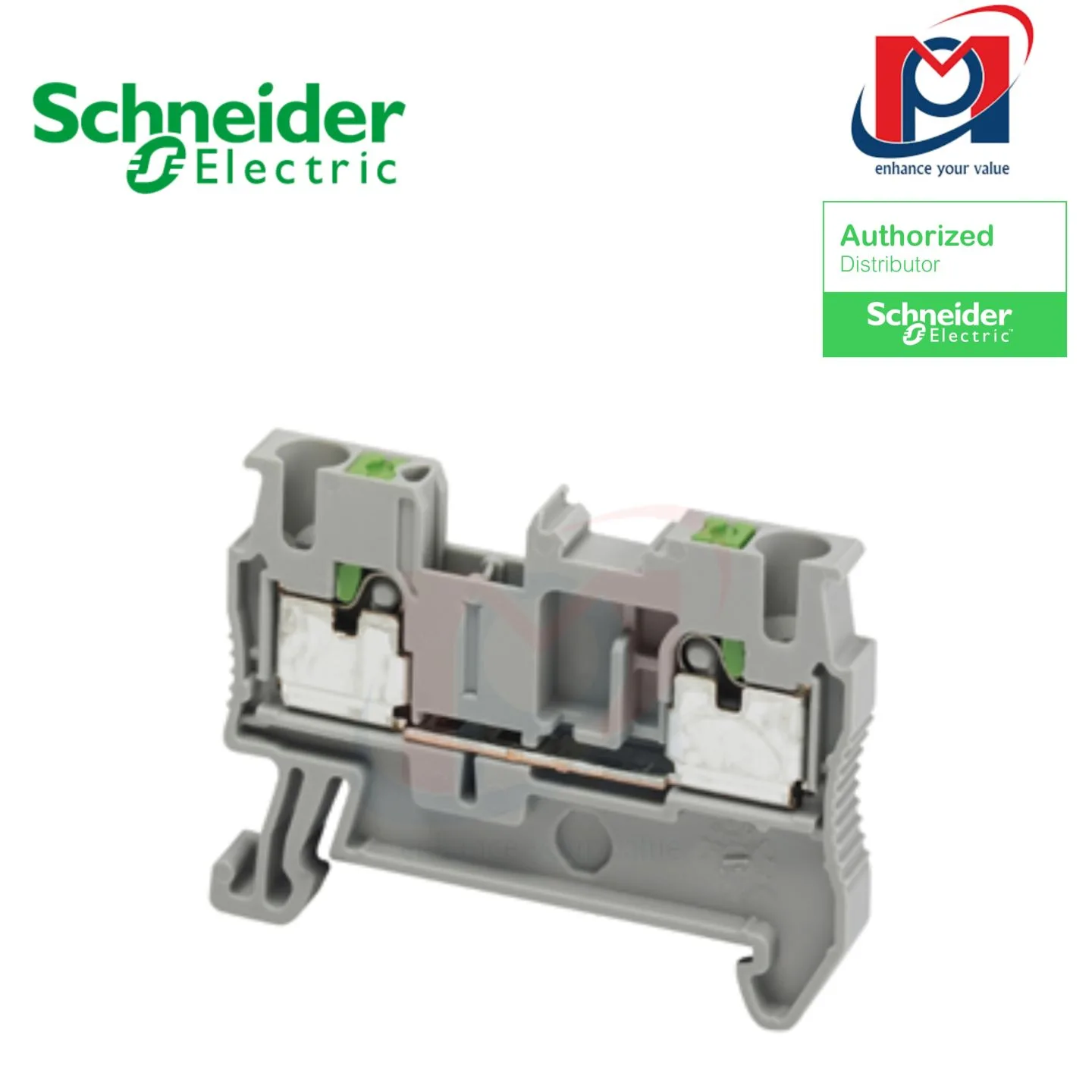 Đầu nối SPRING TERMINAL, FEED THROUGH, 2 POINTS, - Schneider - NSYTRR42