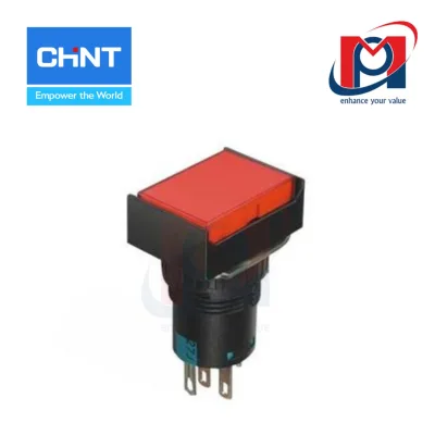 Nút nhấn vuông NP6-22D/Y ORG 230V LED -  CHINT - 579679