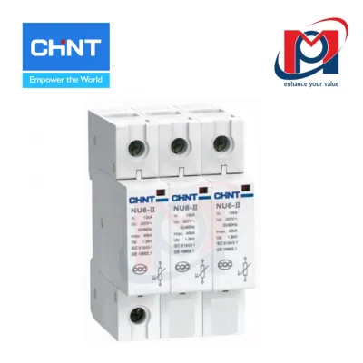Thiết bị chống sét NU6-IIG 65kA/275V 3P - Chint - 252543