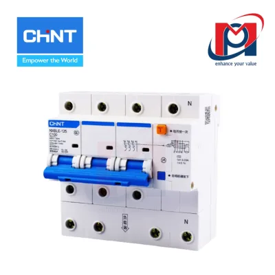 Cầu dao chống dòng rò RCBO NXBLE-125 3P+N C63 30mA -  CHINT - 820584