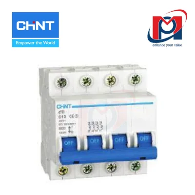 Cầu dao tự động MCB eBG 4P C40 6kA(R) -  CHINT - 187539