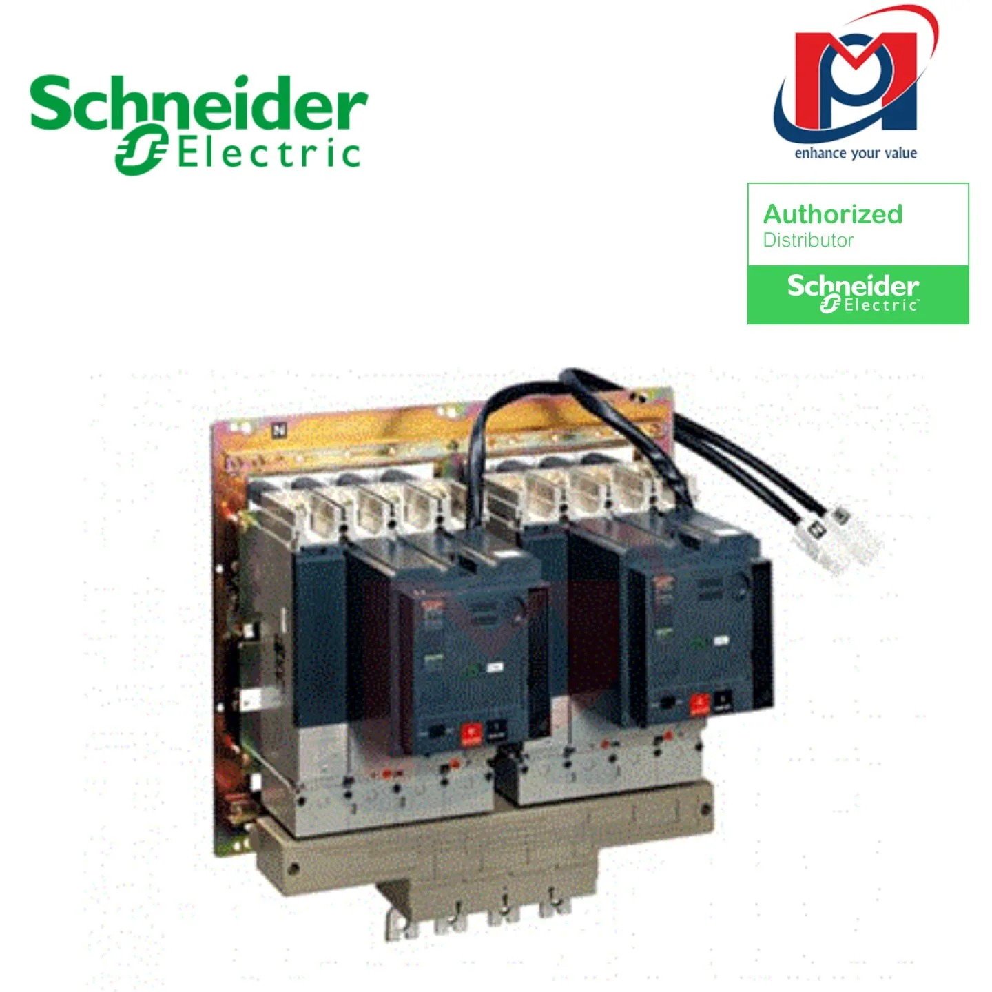 Bộ chuyển đổi nguồn NSX100F SCS, 4P,TM Trip Unit, Fixed Type - Schneider - ATSNSX010F4FTM