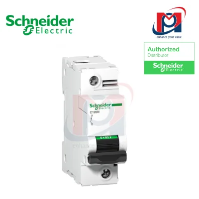 MCB C120N 1P 125A B 10000A 240/415V - Schneider - A9N18343