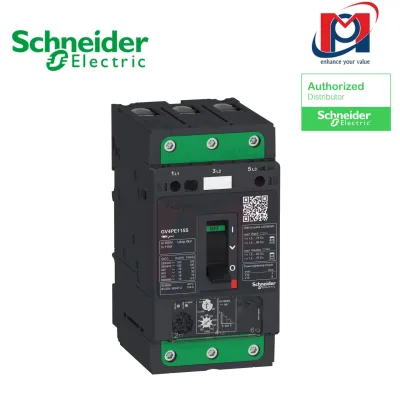 Bộ ngắt mạch động cơ Motor Breaker GV4P T/M 115A 100kA Elink -  Schneider - GV4P115S