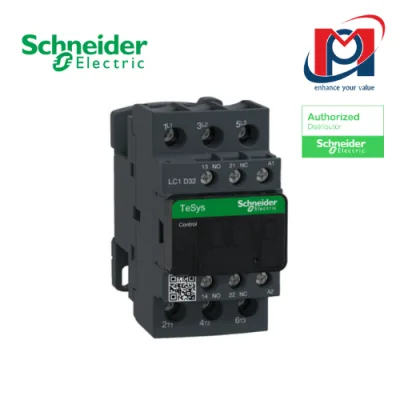Khởi động từ TeSys3P CTR 32A AC3 15KW1NO1NC32VAC COIL -  Schneider - LC1D32C7