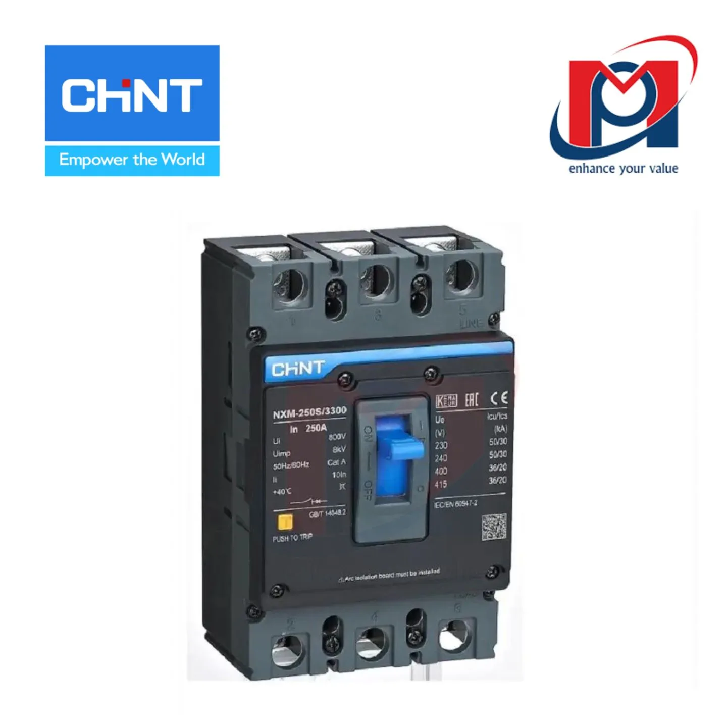 Cầu dao tự động NXM-125F/3300 100A - CHINT - 947452