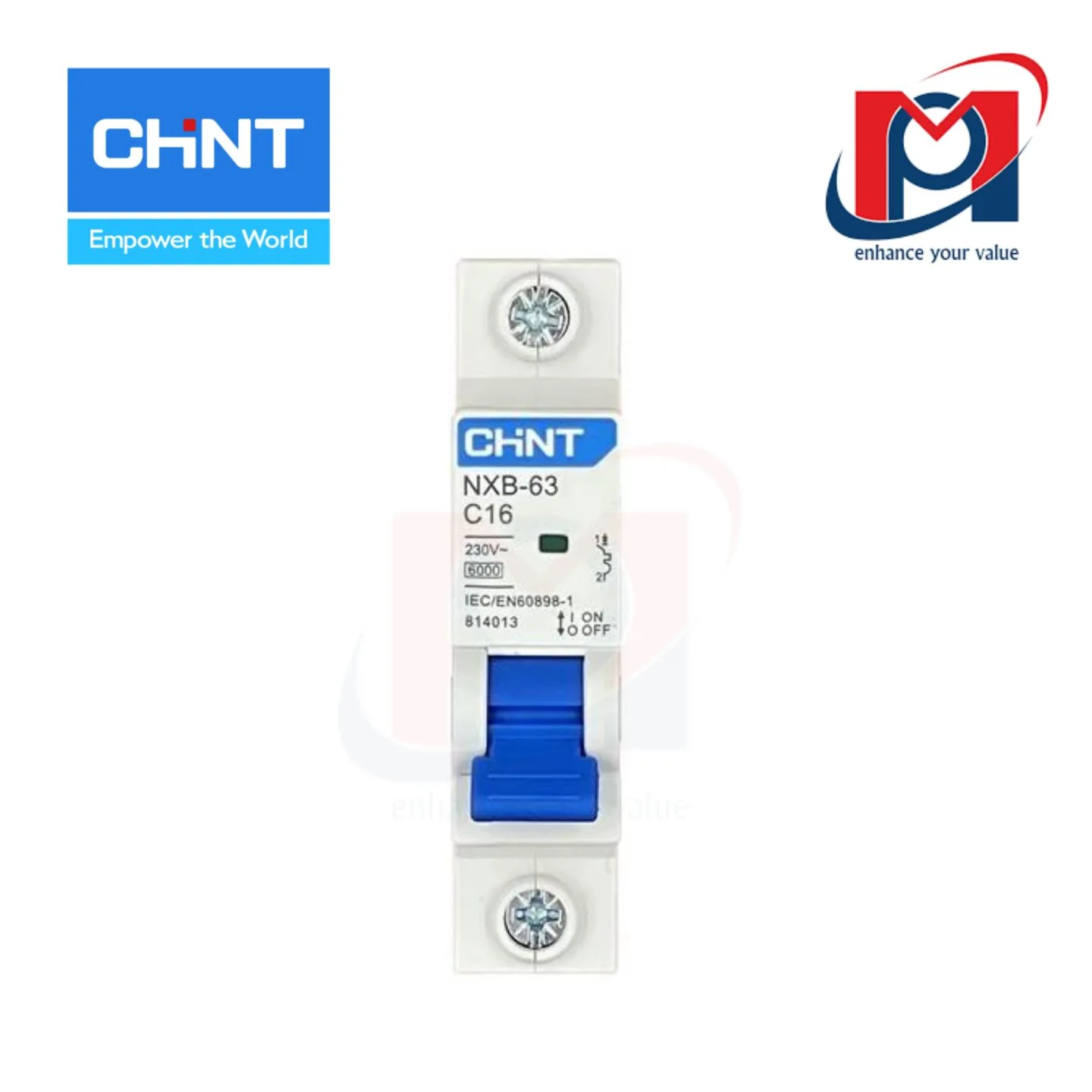 Áp tô mát NXB-125 1P C80 - Chint - 816123