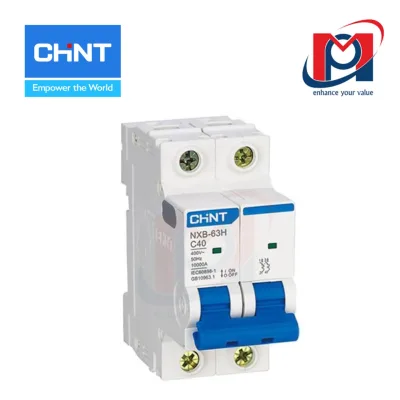 Cầu dao tự động MCB NXB-63H 2P C2 10kA -  CHINT - 813827