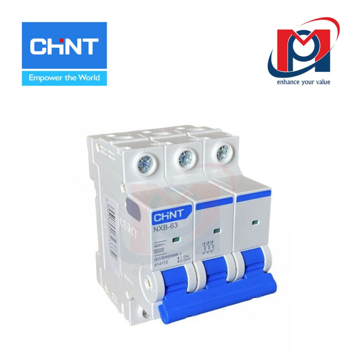 Cầu dao tự động MCB NXB-125G 3P D100A - CHINT - 816111