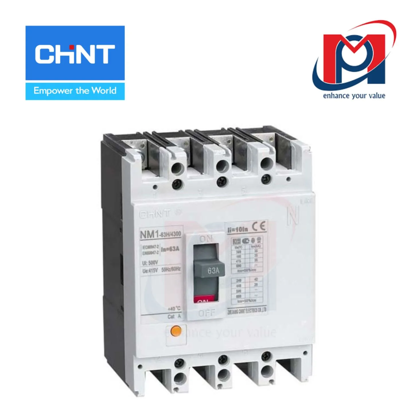 Phụ kiện Cầu dao tự động MCCB NM1-1250 LAX - CHINT - 132372