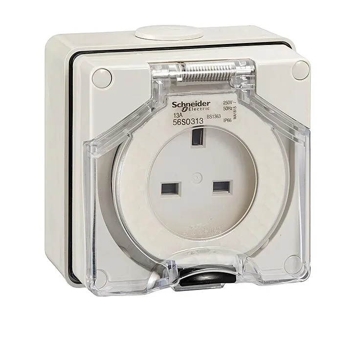 Bộ c&ocirc;ng tắc ổ cắm IP66 Schneider