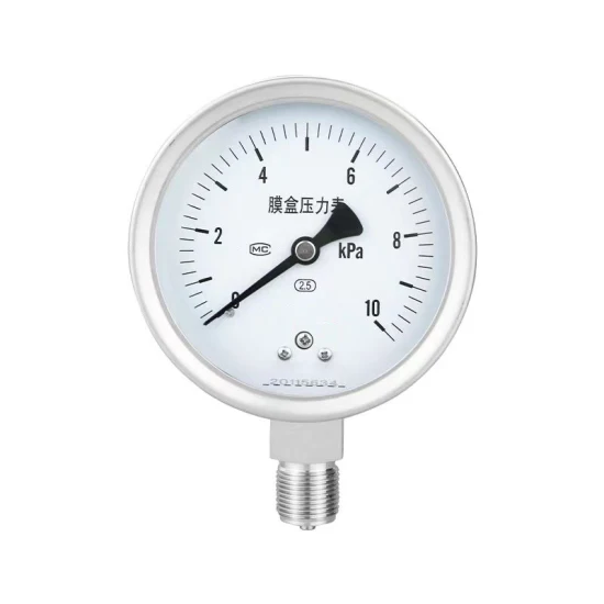 Áp kế suất Analog sử dụng công nghệ cảm biến cơ học để đo áp suất.